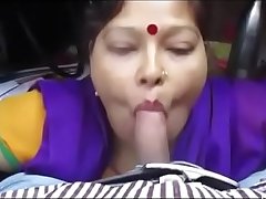 My indian aunty sucking my dick and cum in her mouth